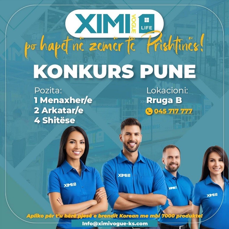 Menaxher/e, Arkatar/e, Shitës/e